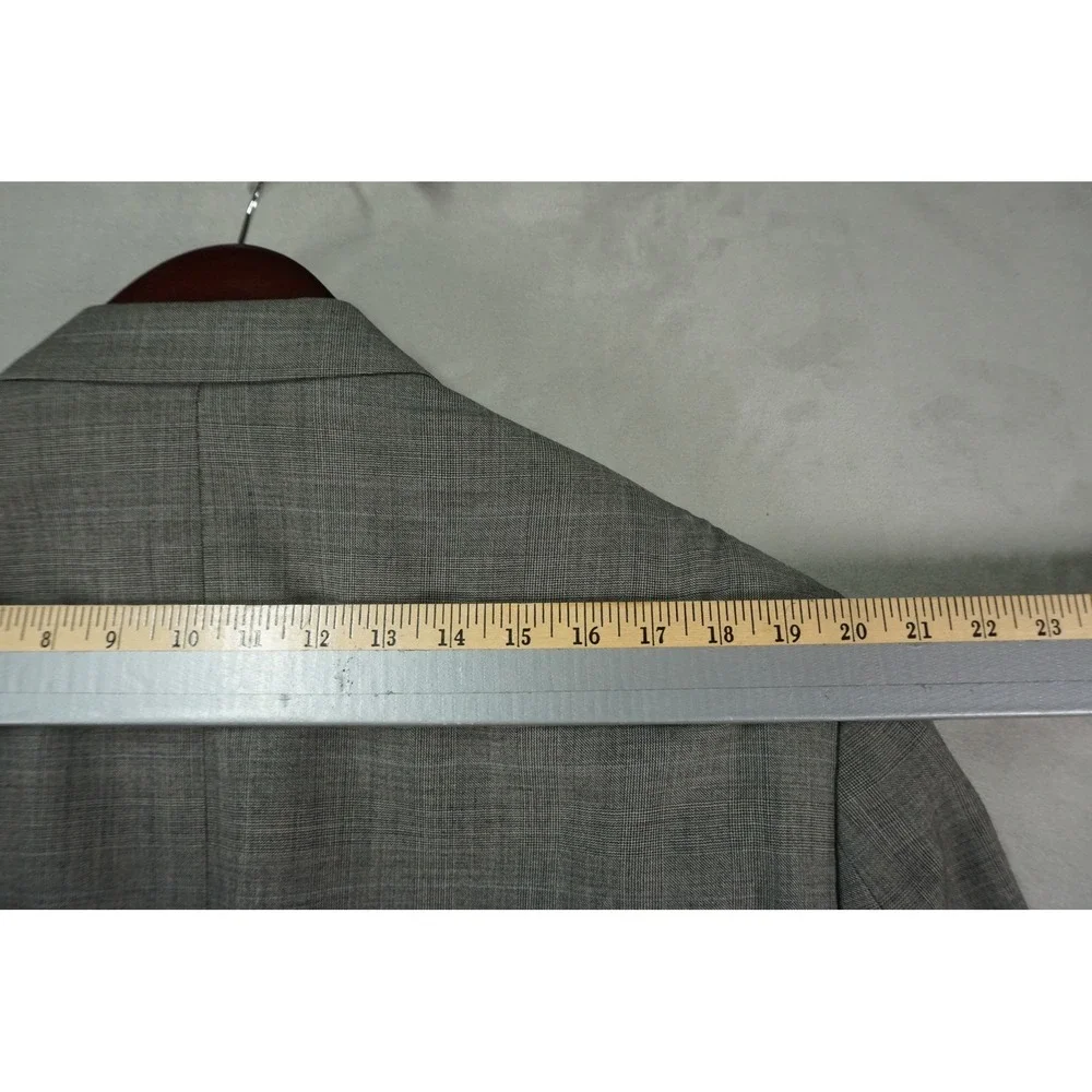 Lauren Ralph Lauren Blazer Mens 46R Gray 100% Wool Suit Jacket Sport Coat Canada